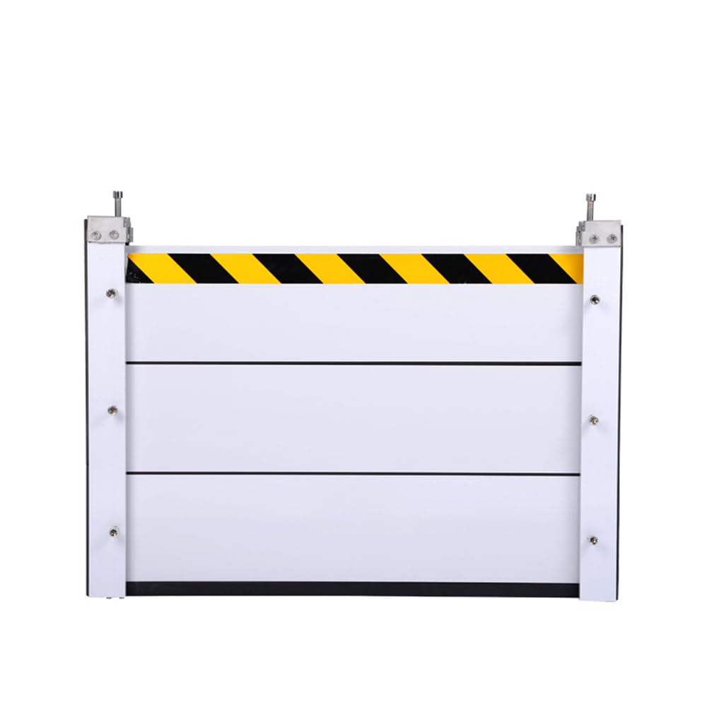 Mobile Flood Protection Barrier Door,Aluminum Alloy Flood Defence Barrier on Doors,Flood Protection Water Deflector for Garage/Basement/Front Door/Driveway (100×40CM)