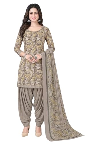 Image of Yashika Women'S Unstitched Crepe Dress Materials | Crepe Salwar Suit For Women | Suit Material For Women Unstitched