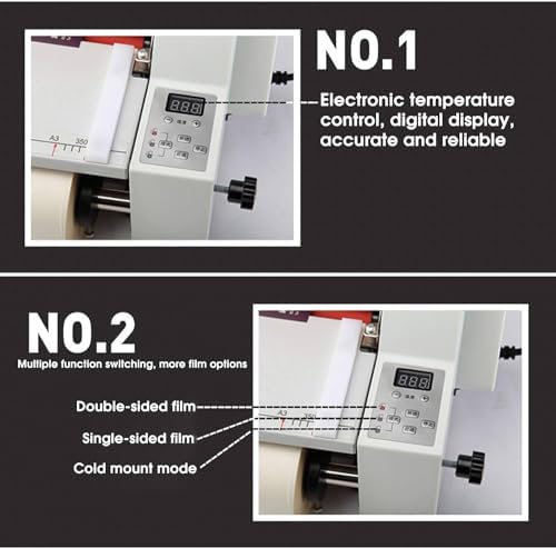 Plastificatrice a Caldo/Freddo, Formato A2+ da 450 mm, plastificatrice a Caldo/Freddo per pellicole, plastificatrice monofacciale e bifacciale.