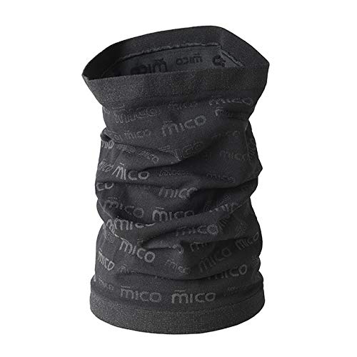 Brand: Mico MICO - Scalda Collo in Micro Fibra - Nero