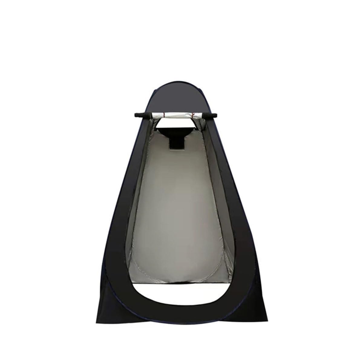 Tenda da Bagno Pop Up Portatile Riparo Privato Tenda Mobile da Doccia per Campeggio Spiaggia Spogliatoio Esterno (Nero, 1.2x1.9m)