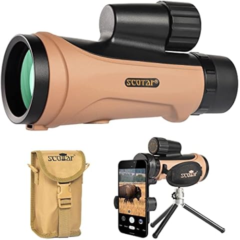 Scotar 12x50 Monocular Telescope with Accessories Cover