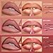 6 Pcs Gradient Lip Liner and Lipstick Combo Set - 2-in-1 Ombre Lipstick & Brown Lip Liner Duo - Waterproof, Long-Lasting, Matte Finish - Smudge-Proof, Full Coverage Lip Kit for Fuller & Plumper Lips