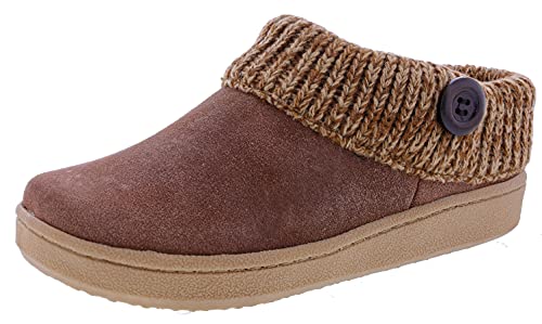 Clarks Women's Knitted Collar Clog Slipper (9 M...