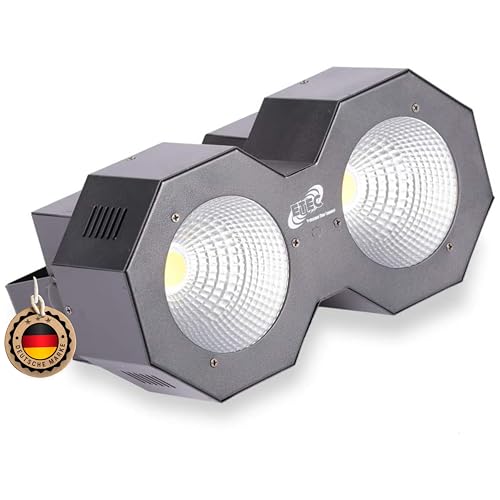 ETEC Professional LED Audience Blinder AB100 COB 2x50 Watt warmweiß DMX Effekt Bühne Club DJ Veranstaltung Eventbeleuchtung