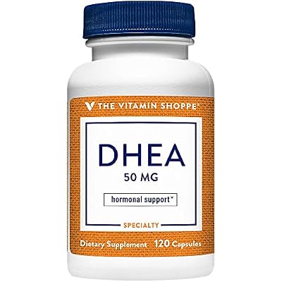 The Vitamin Shoppe DHEA 50MG, Hormonal And Healthy Aging 120 Capsules