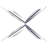 50 Pcs Spin Vanes 1.75 Pouces Spirale – Plumes Flèches Tir à L’Arc En Plastique, Améliore Précision Et Correction Trajectoire