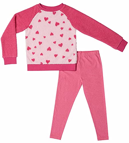 Image of 32 Degrees Heat Girls 2 Piece Sherpa Top & Leggings Set