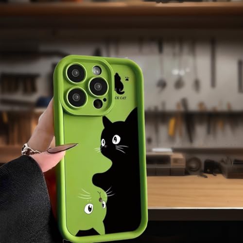 Coque de téléphone iPhone 14 Pro motif chat le cadeau idéal pour fille