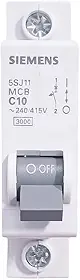 Disjuntor Unipolar SIEMENS 5SJ1 Curva C 16A