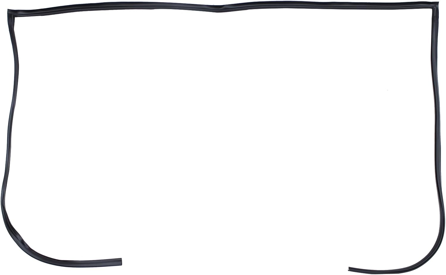 MOTOKU Front Windshield Upper Molding Seal for BMW 328i Coupe 2007-2013, 328xi 2007-2008, 335i Coupe 2007-2013, 335is Coupe 2011-2013, M3 Coupe 2008-2013, Black, 51317119711