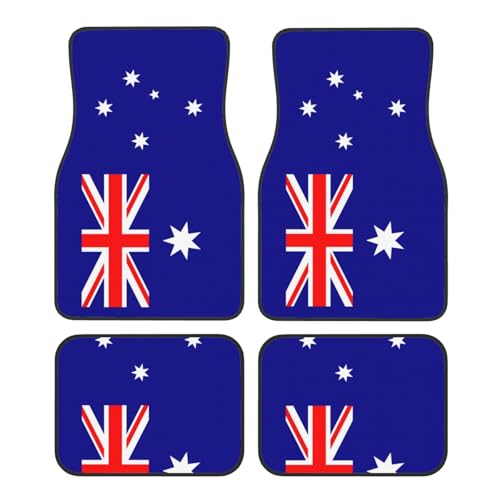 Tapis de voiture drapeau australien lavables contre la saleté du sol