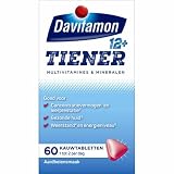 Davitamon Multi Boost 12+ Kauwvitamines - multivitamine speciaal is ontwikkeld voor jongeren vanaf 12 jaar - aardbeiensmaak - 60 tabletten