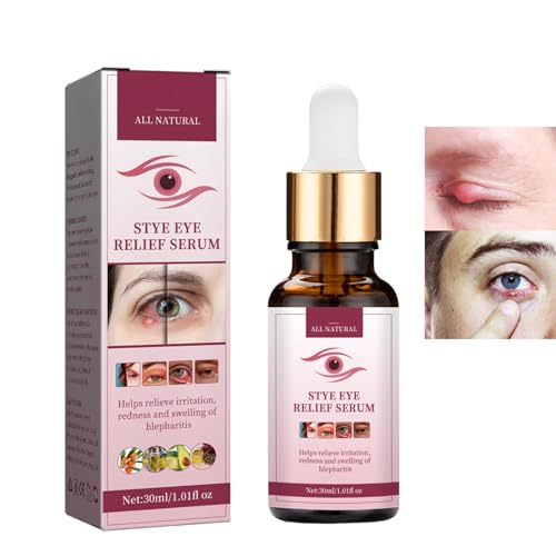 Stye EyeTreatment MyceliaBlepharitis RelievePuffinessSerum Eye Drops for Infected Eyes for StyesChalazion&Blepharitis Daily Cleanser For Dry Eye Relief 30ml