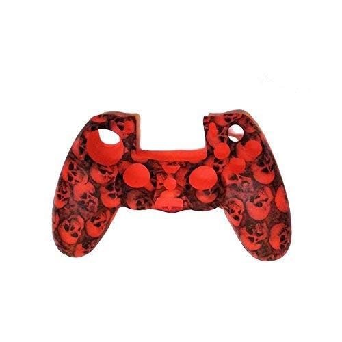DKD Skull Design PS4 Controller Protective Silicone Skin Sleeve Anti Slip Cover Red (B0C868YVJ5) Amazon Price History, Amazon Price Tracker
