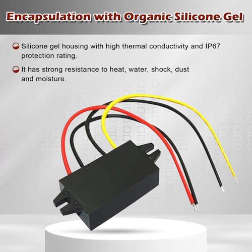 DC Voltage Converter - Regulator Reducer DC 12V Step Up to 48V 10A 480W for Golf Cart Club Car LED Light Waterproof Power Supply Transformer Volt Module3