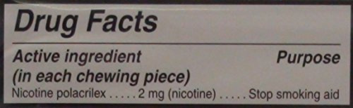 Nicotine Gum 2Mg Sugar Free Coated Cinnamon Generic For Nicorette 100 Pieces Per Box Pack Of 2 Total 200 Pieces #TOP3