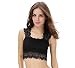 Shawhuaa Womens Lace Overlay Padded Bra Tank Top Half Cami