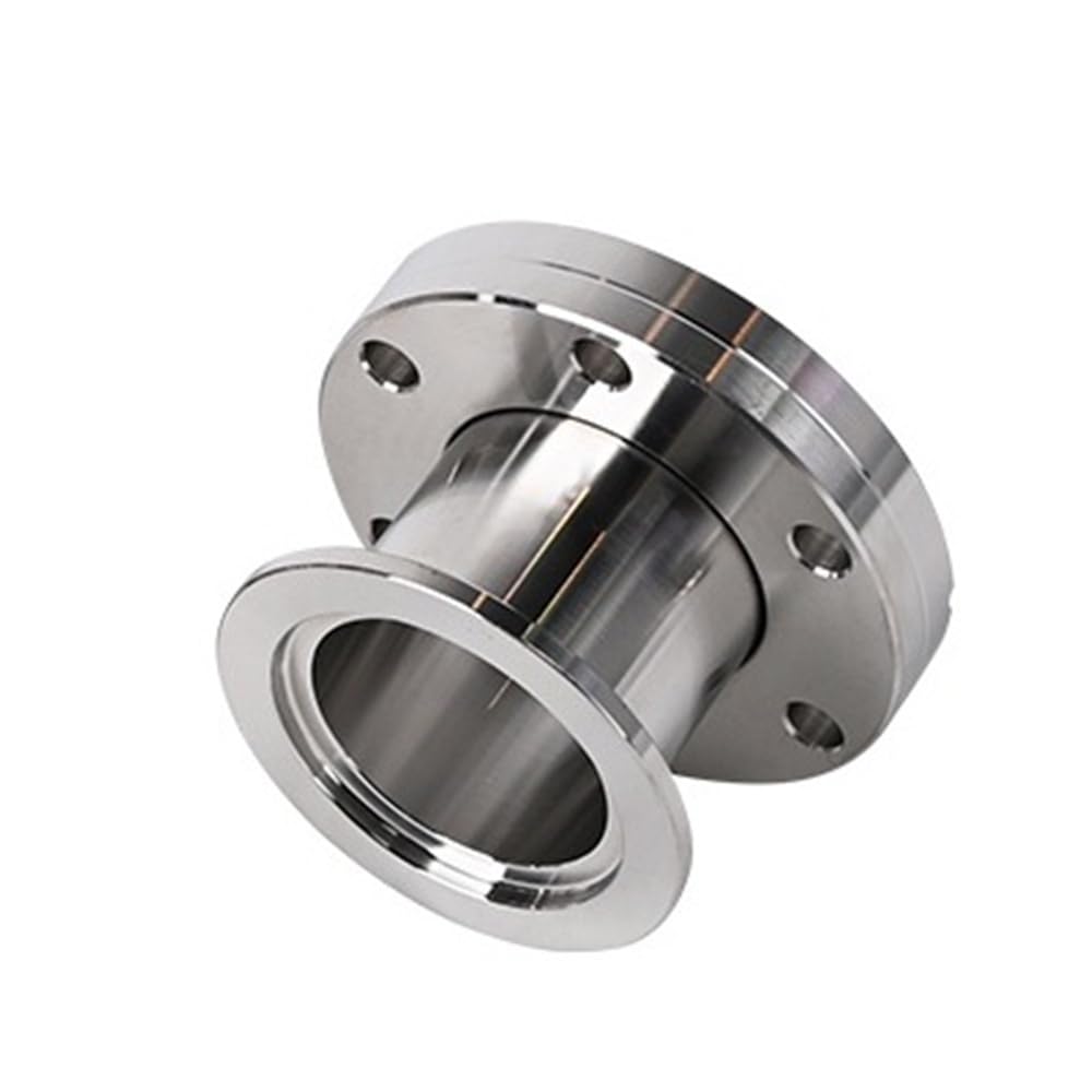 Loacea One Color Vacuum Pipe Joint Conical Reducing Joint, 304 Stainless Steel Flange Adapter, Vacuum Conversion Pipe 1Pc(63 * 50)