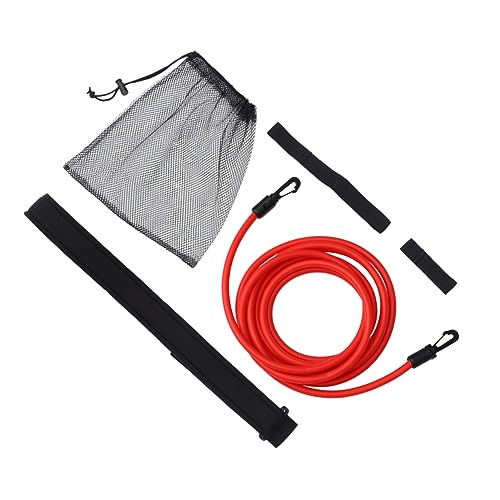 GALPADA Innovative Swim Training Elastic Resistance Band Belt Pool Resistance Equipment Enhance Endurance Safety Strap