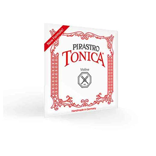 Pirastro Tonica Violin String Set - 4/4 Size Aluminum with Ball-end E