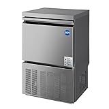 業務用 ジェーシーエム JCM 全自動製氷機（キューブアイス） JCMI-40 40kg 幅500×奥行450×高さ800m 35kg 【配送先の店舗名or会社名を記載下さい】