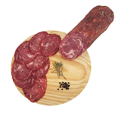 ESCAMEZ- Chorizo Blanco 2 Piezas de 1,5 Kg (Total 3 Kg), Combinación de Magro de Cerdo y Tocino a la pimienta, Curación Sierra del Castellar. Origen España Cover