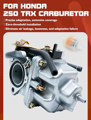 Image of Aniro Moto Carburetor Replace for Honda TRX 250 TRX250 Recon TRX250TE TRX250TM ATV Carb