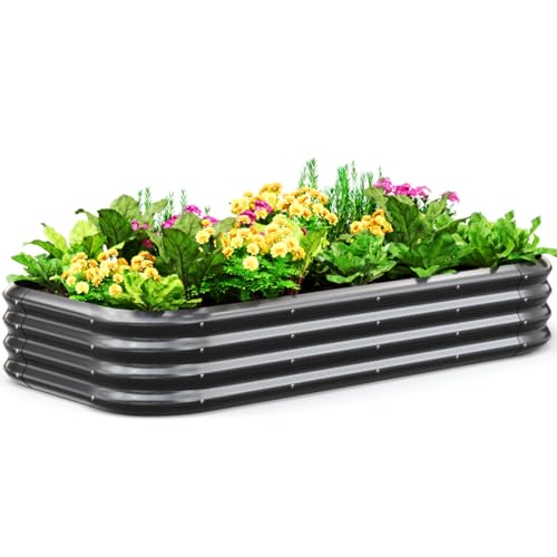 Cama elevada Quictent para cultivar sin dolores de espalda en el jardín 2