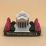 ワシントンDC 2インチミニビルディングモデルレプリカ、レジン、ホワイトハウス米国議会議事堂リンカーンメモリアルジェファーソンメモリアル、(ジェファーソンメモリアル)