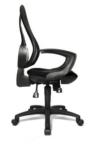 Topstar Bürodrehstuhl Open Point SY | Mit Stoffbezug in Schwarz inklusive Armlehnen | OP20QG20 - OP20QG20 Topstar Bürodrehstuhl Open Point SY | Mit Stoffbezug in Schwarz inklusive Armlehnen | OP20QG20