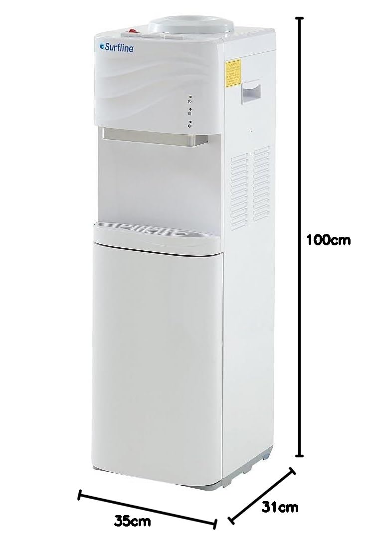 Vente-unique - Fontaine à Eau bonbonne - Eau Froide/Chaude - 11 /18L - Blanc - FORTEX