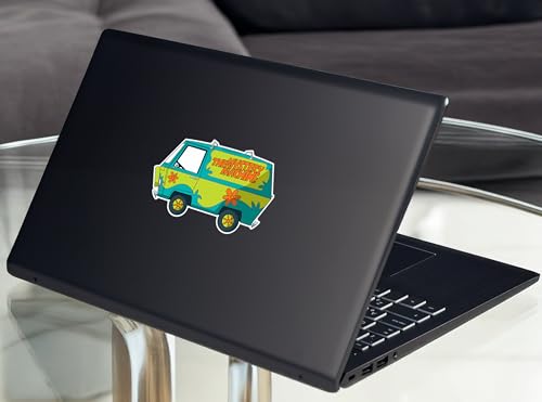 Image of Elektroplate Officially Licensed Scooby-Doo Mystery Machine 3.5 inch x 5.6 inch Dynamic Decal | Premium Auto-Grade All Weather Vinyl Sticker for Car, Water Bottle, Laptop, Tablet, Cooler, Phone | Made in USA
