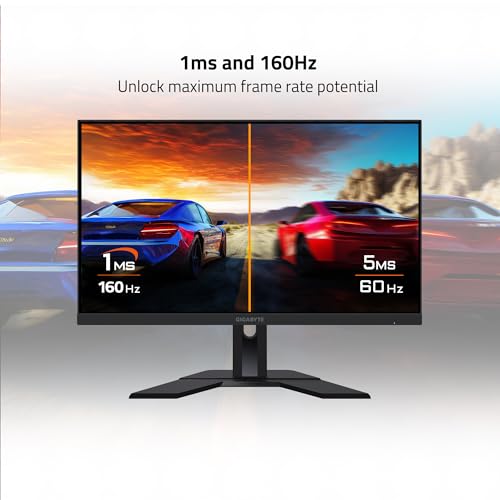 Image of GIGABYTE M27U - 27 inch IPS Gaming Monitor - UHD 3840x2160-160Hz - 1ms MPRT - AMD FreeSync Premium Pro - Type C KVM - HDMI, DP, Type C - Height Adjustable - Black (M27U-SA)