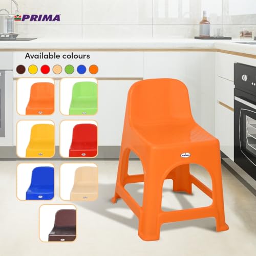 Image of Prima Sahara Multipurpose Plastic Seating Stool | Home, Office, Events, Garden & Commercial Use | Strong & Durable
