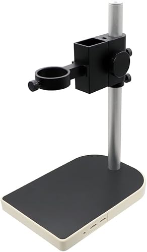 Kit de microscopio Soporte de metal Microscopio USB Soporte de lente de cámara de microscopio USB Soporte de mesa de microscopio de video USB para