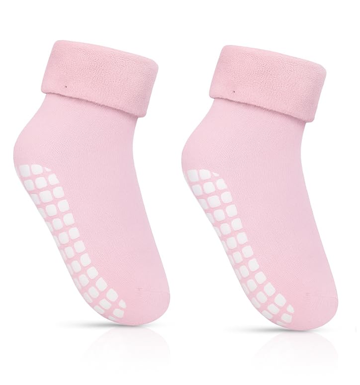 Image of CHACKO Kids Cotton Socks | Soft, Breathable & Anti-Skid Warm Socks for Boys & Girls (Pack of 1, Ages 1-12 Years)