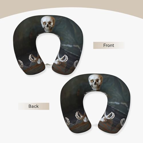 Almohada cervical de espuma viscoelástica negra miniatura 3