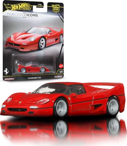 Hot Wheels Car Culture Vehicle, Premium 1:64 Scale Die-Cast Toy Car or Truck with Real Riders Tires & Metal/Metal Body & Chassis (Styles May Vary)