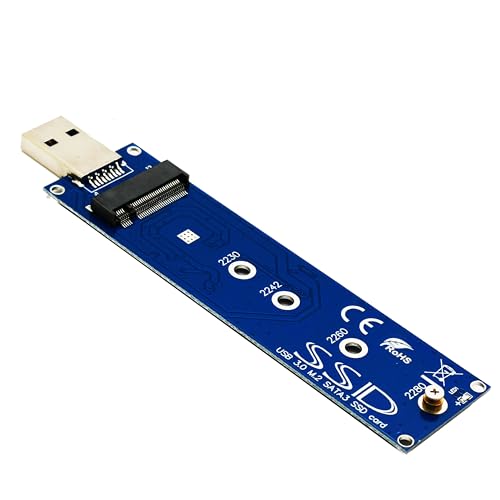 Sintech USB 3.0 M.2 SATA3 SSD Caja Externa miniatura 1