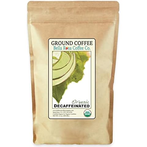 Organic Decaf, 12 oz. Fresh Ground Coffee, Dark Roast, 1 Bag Cover