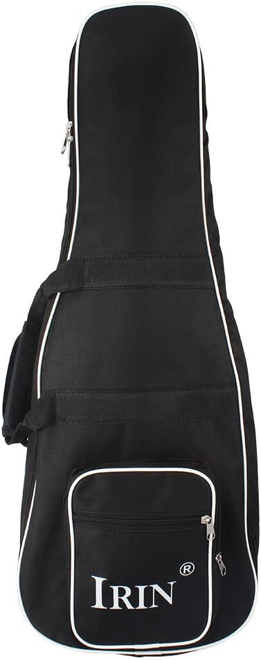 Double Zippered Backpack for Mandolin Thicken Shoulder Gig Bag Case Frabic 28" * 11" Large Size 2 Pockets Durable Washable ERNP