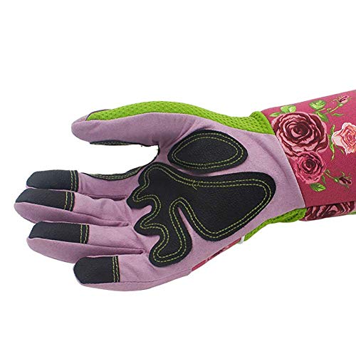 Professional Long Gardening Gloves Women Rose Pruning Gloves,Leather Garden Gauntlet With Reinforced Padding,Protect Your Arms Until The Elbow #TOP3
