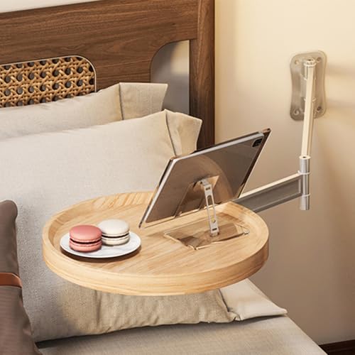 Table pliante murale pour petit espace, meuble rabattable bois studio - 2