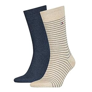 Tommy Hilfiger Tommy Hilfiger Small Stripe Men’s Socks (2 pack) heren Sokken (2-Pack)