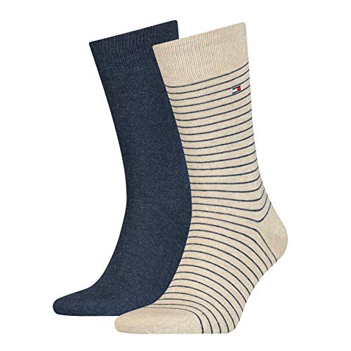 Tommy Hilfiger Tommy Hilfiger Small Stripe Men's Socks (2 pack) heren Sokken (2-Pack)