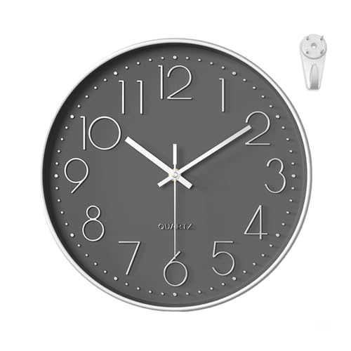 Opiniones y reviews de Relojes de pared al mejor precio. 43 LAWAN Relojes Pared Grandede 12 Pulgadas,Sin Tictac,Adecuados para Sala de Estar, Comedor, Dormitorio, Aula Escolar