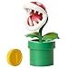 World of Nintendo Super Mario Piranha Plant 4” Articulated Figure with Coin