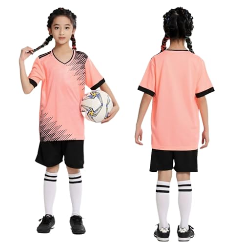 Kids Soccer Kits Boys Girls Sports Uniform Jerseys Kit Activ