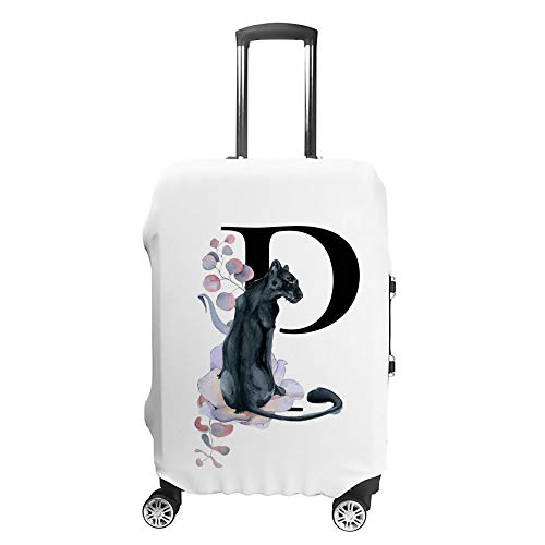 Housse de protection pour bagages lettre P anti-rayure pour grande valise